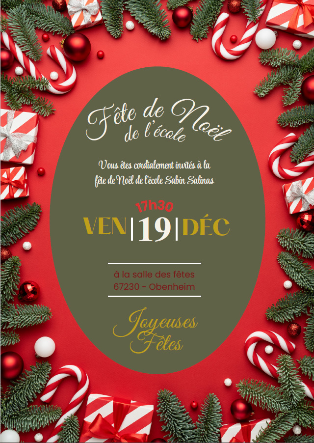 Fête de Noêl de l'école