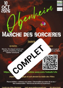 COMPLET : Marche des Sorcières