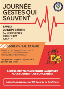 Journée Gestes qui sauvent